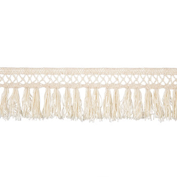 Ecru Lace Fringe Trim - 1 3/4"